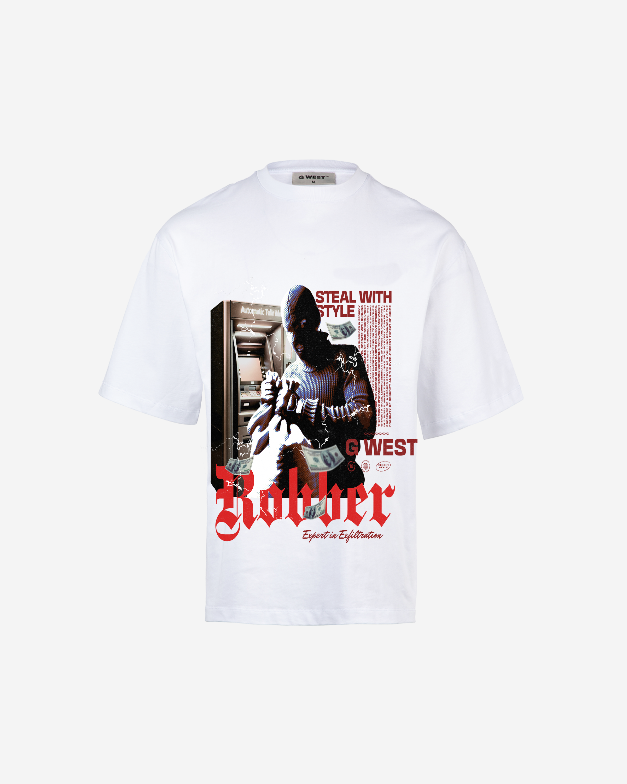 G WEST ROBBER OVERSIZED T-Shirt Mens