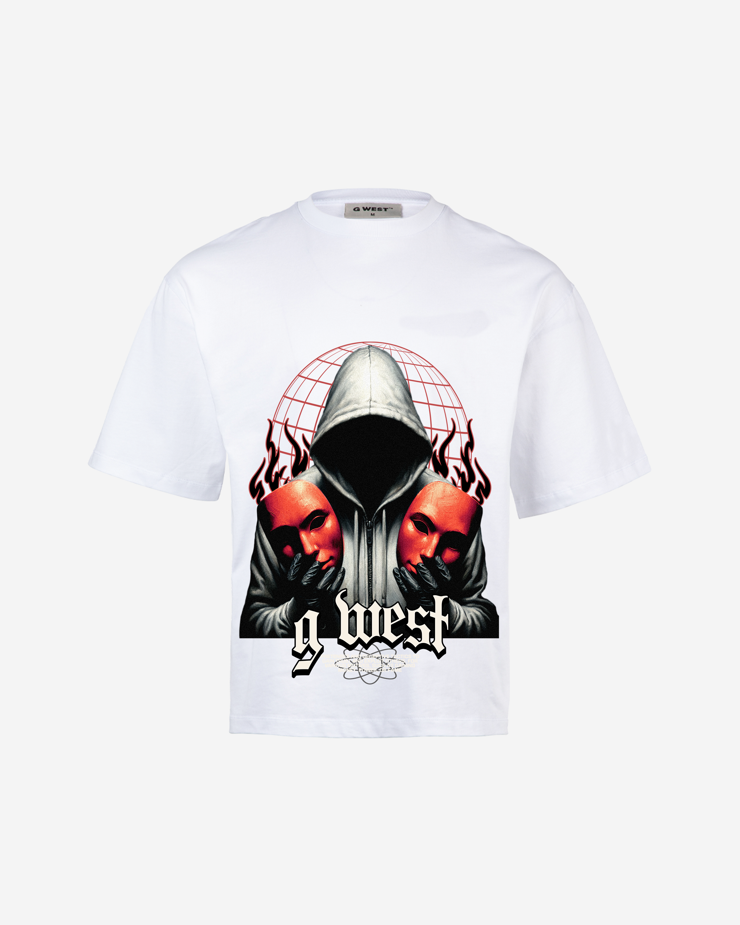 G WEST DOUBLE FACED OVERSIZED T-Shirt Mens