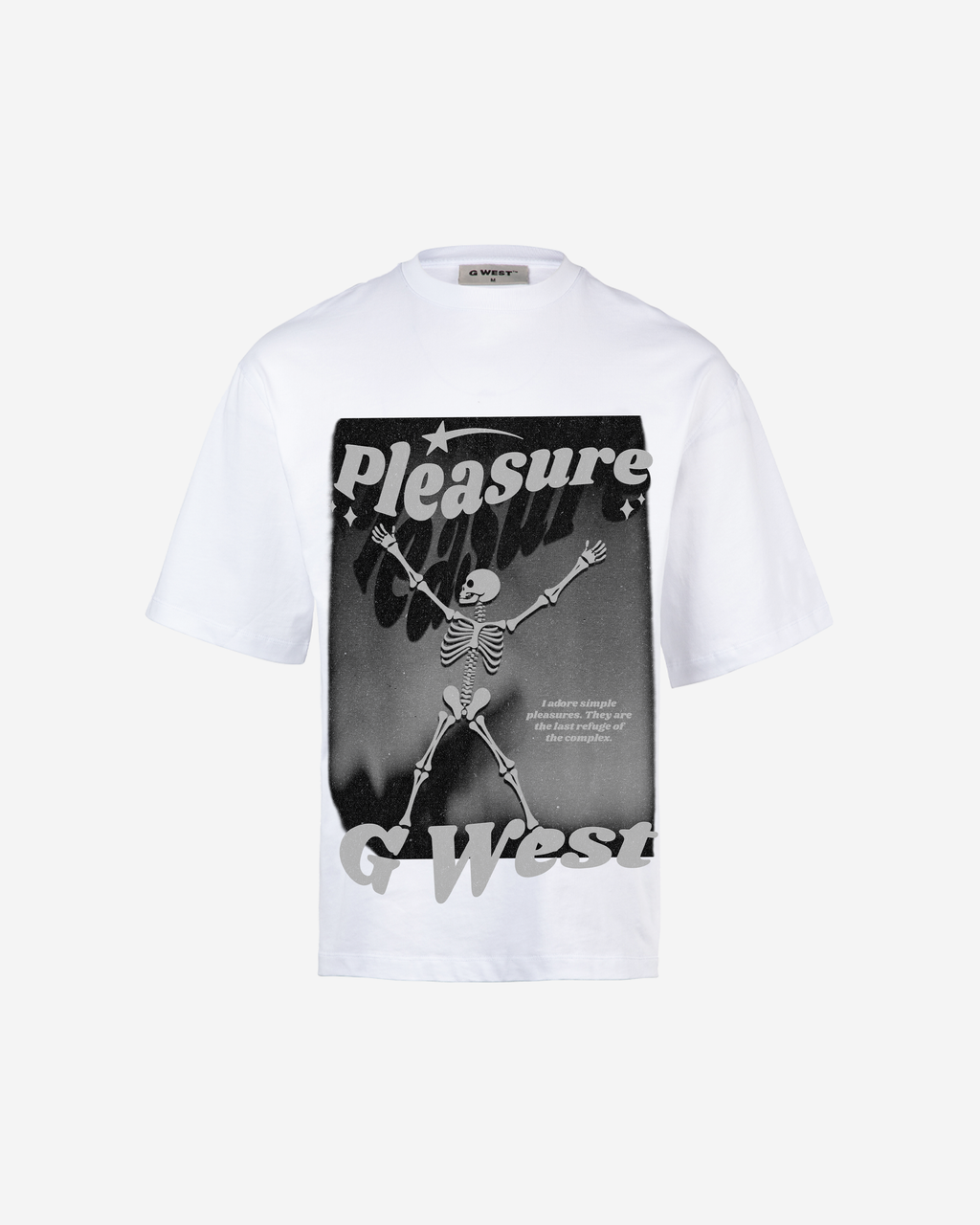 G WEST PLEASURE OVERSIZED T-Shirt Mens