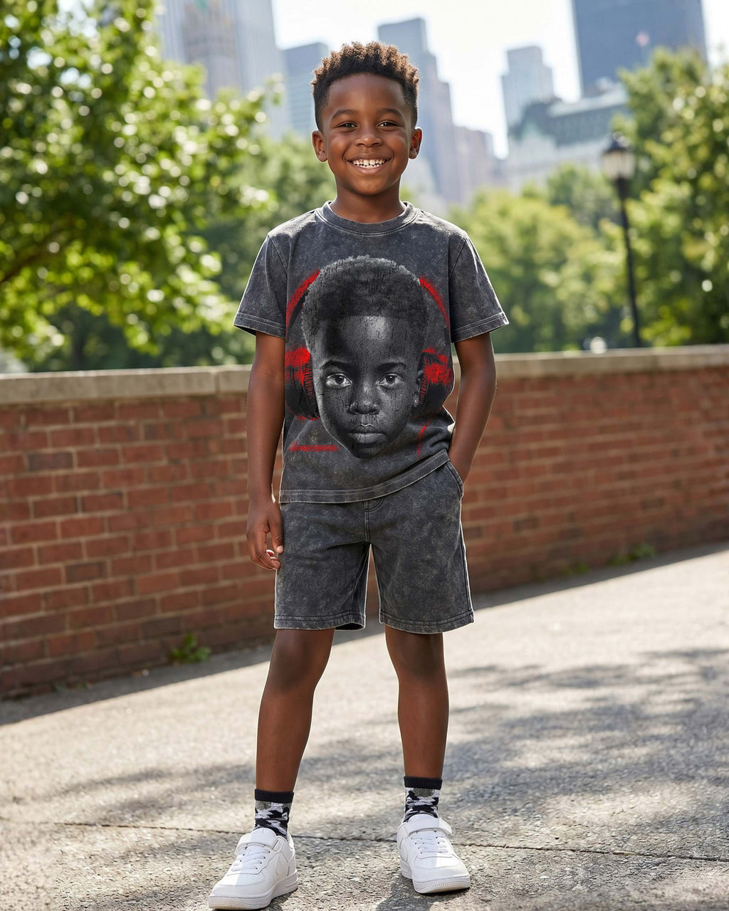 G WEST KIDS RIDING SOLO TEE