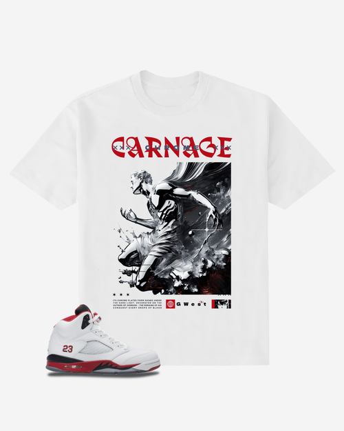 G West Chrome Carnage Oversized T-Shirt