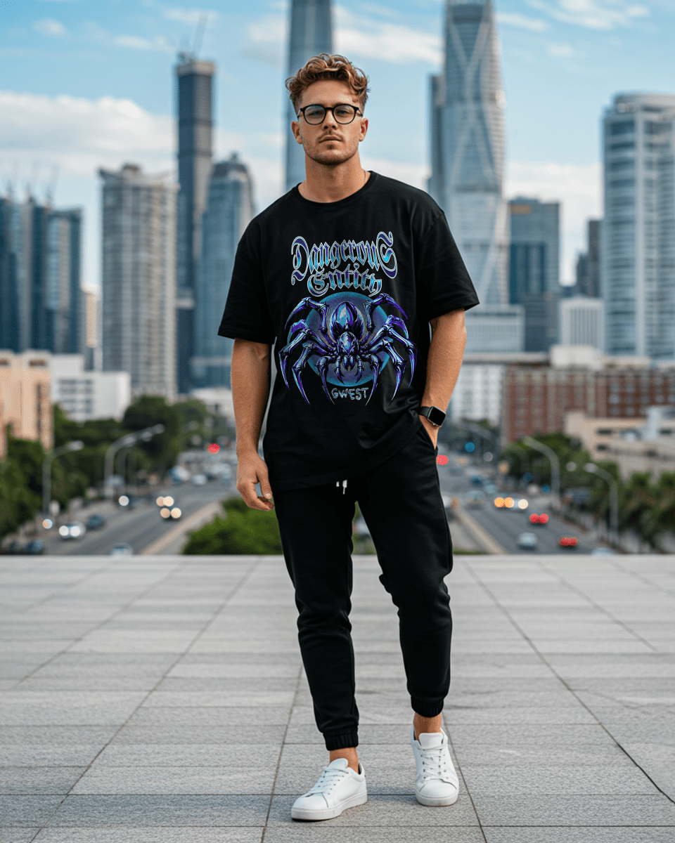 G West Dangerous Entity Oversized T-Shirt Mens