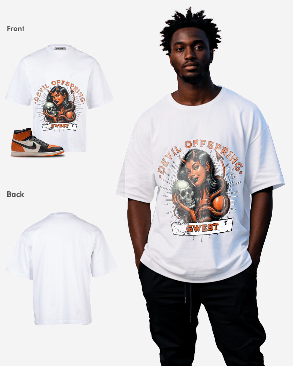 G West Devil Offspring Oversized Men's T-Shirt