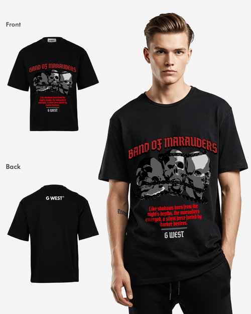 G WEST BAND OF MARAUDERS OVERSIZED T-Shirt Mens