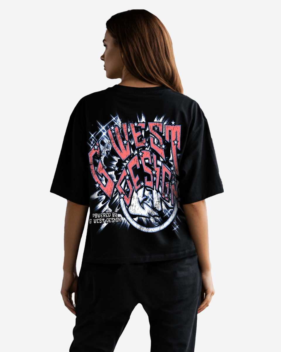 G West Womens Chasing Dreams Premium Oversized Tee