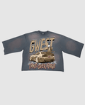 G WEST CLAIN THE CROWN OVERSIZED COTTON JERSEY TEE
