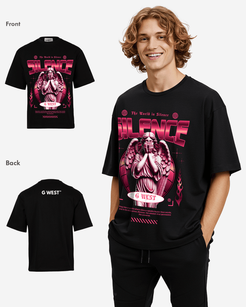 G WEST ECHOES OF SILENCE OVERSIZED T-Shirt Mens