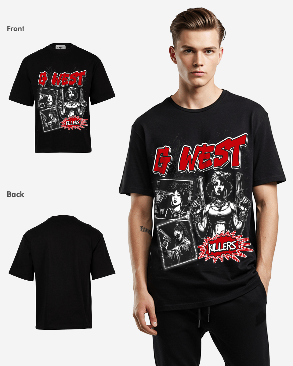 G West Gangsta Godesses Oversized Tee