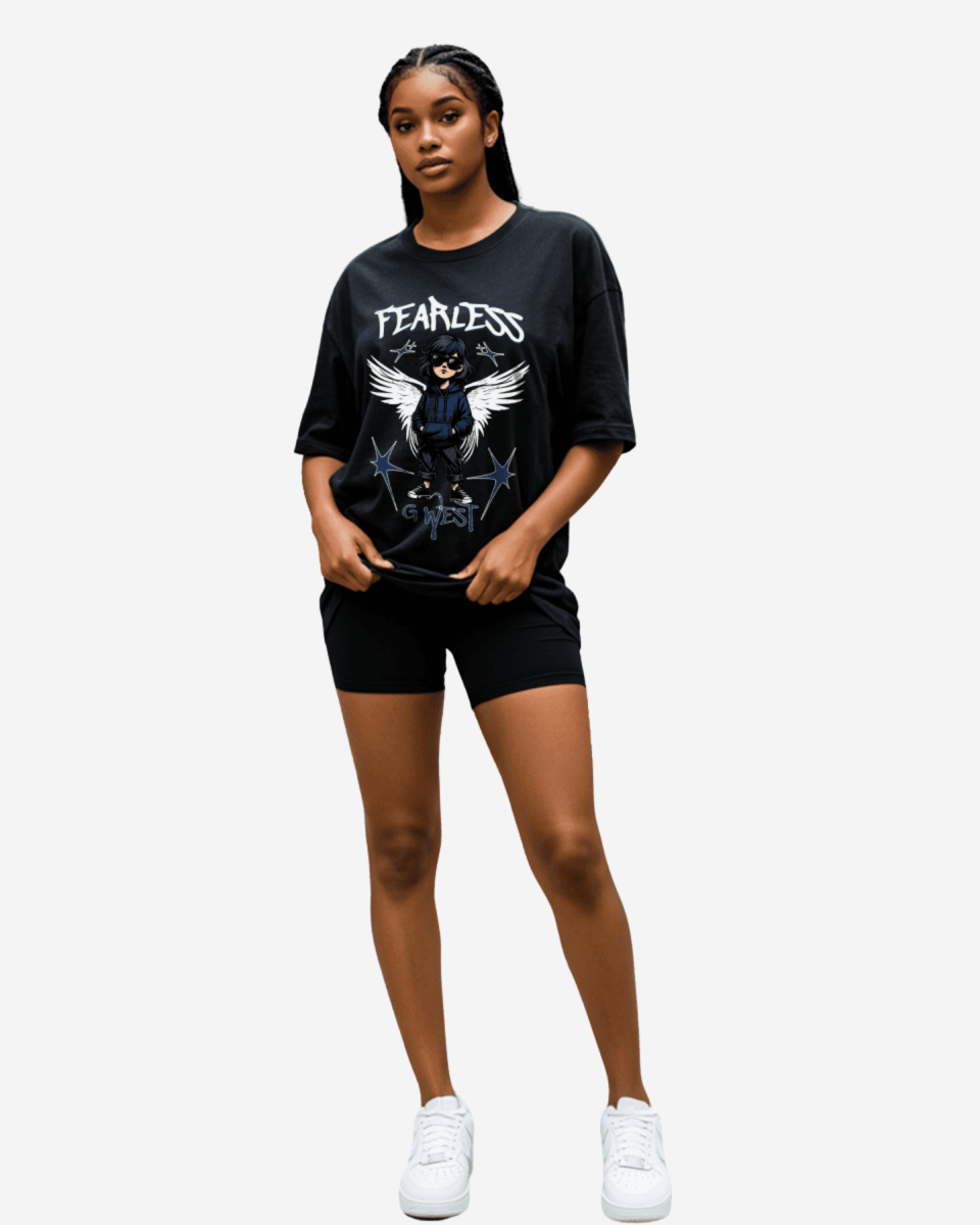G West Girl Character Cool Oversized Women's T-Shirt