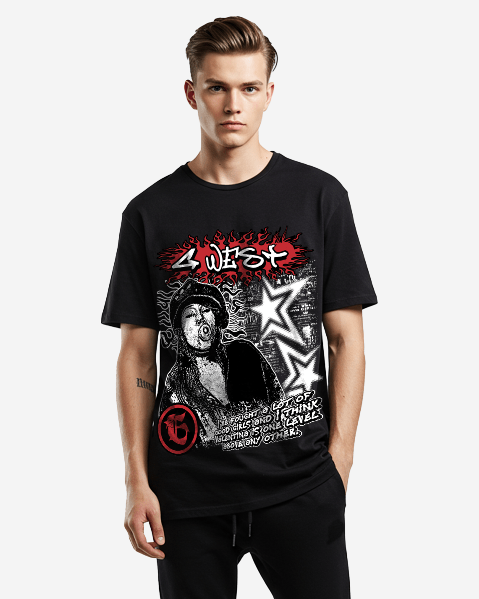 G West Graffiti Heat Oversized Tee