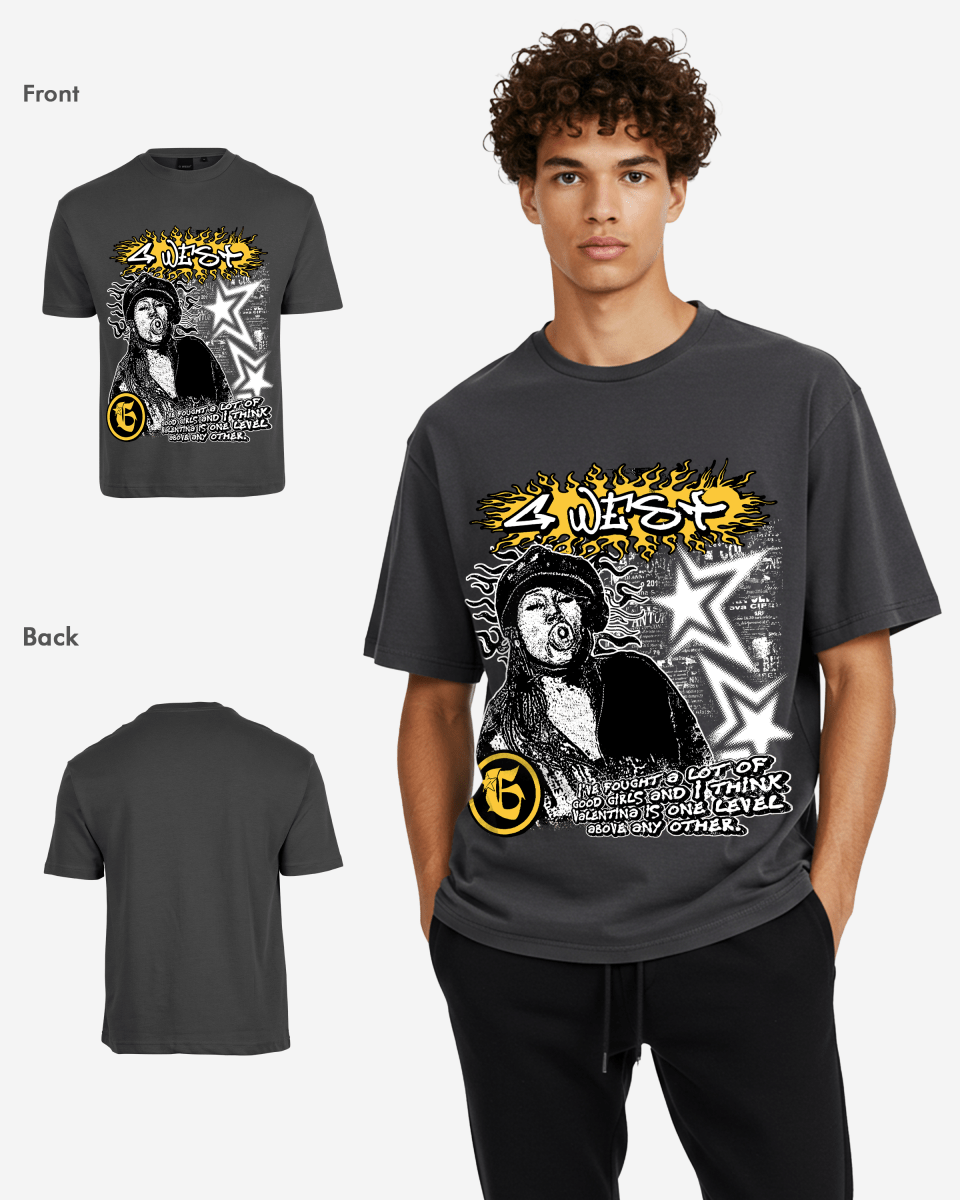 G West Graffiti Heat Oversized Tee
