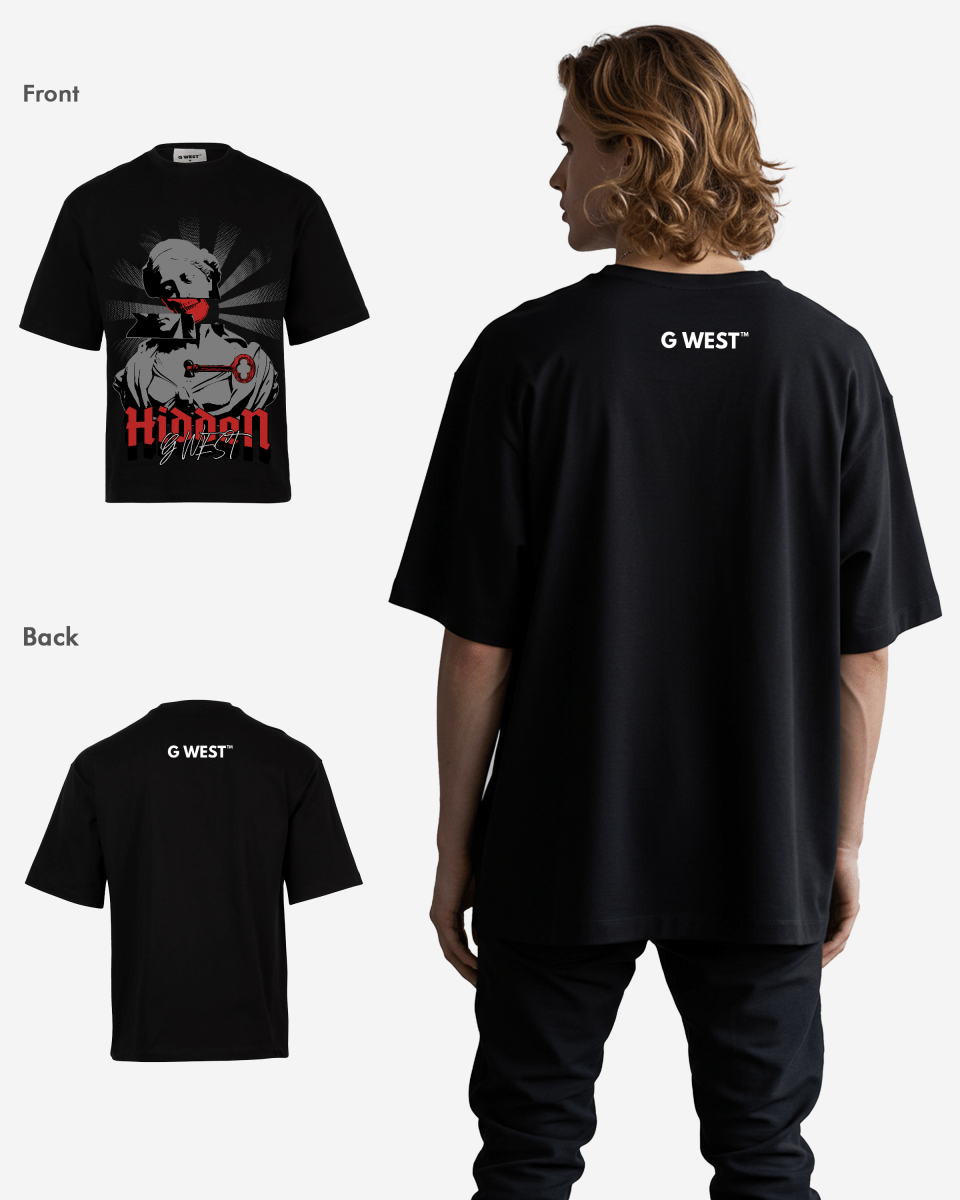 G WEST HIDDEN OVERSIZED T-Shirt Mens