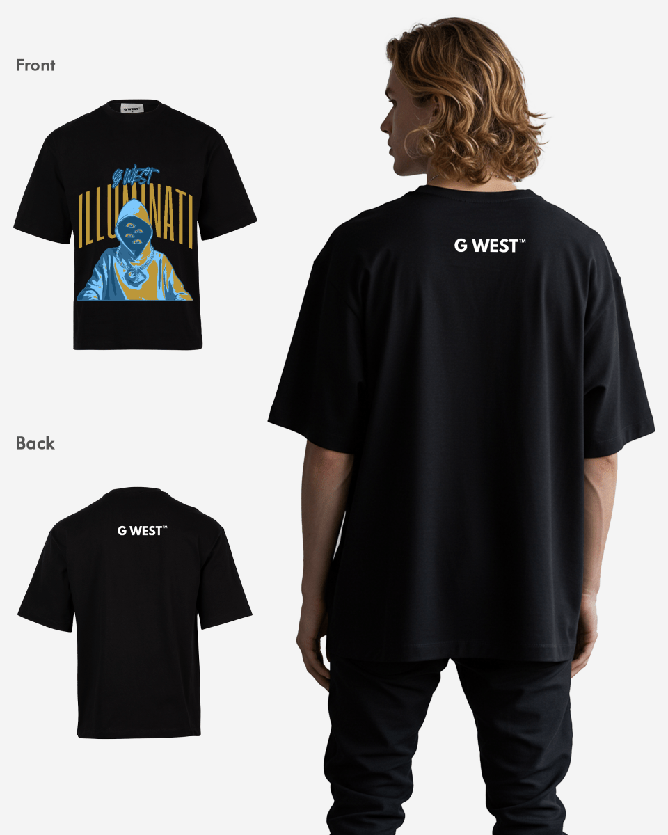 G WEST ILLUMINATI OVERSIZED T-Shirt Mens