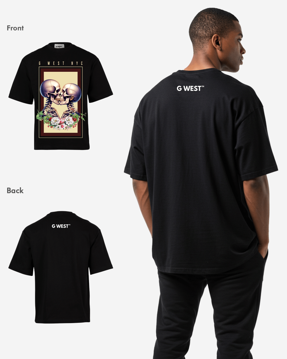 G WEST LOVE BEYOND THE GRAVE OVERSIZED T-Shirt Mens
