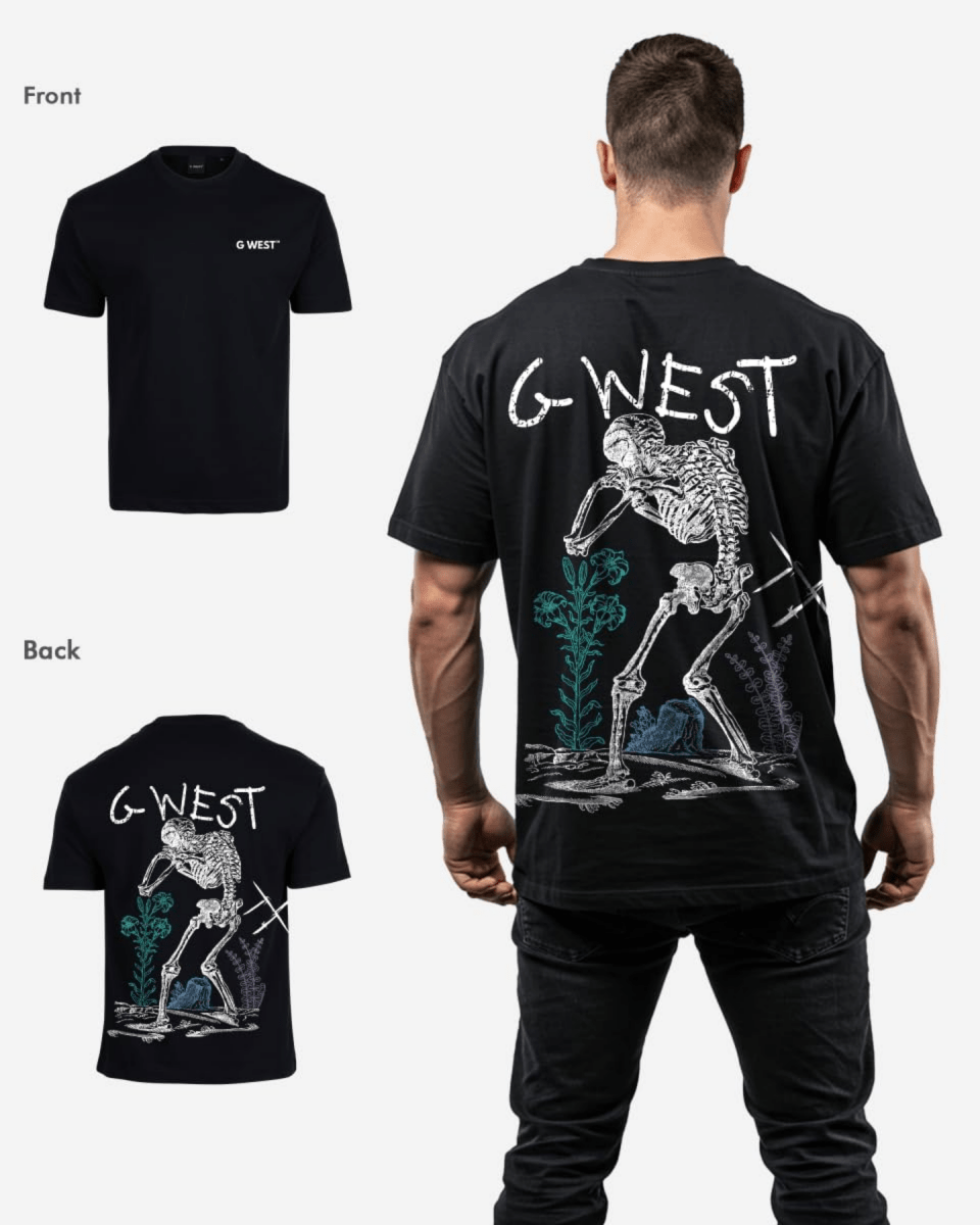 G West Mens Oversized Colors Of Life Tee