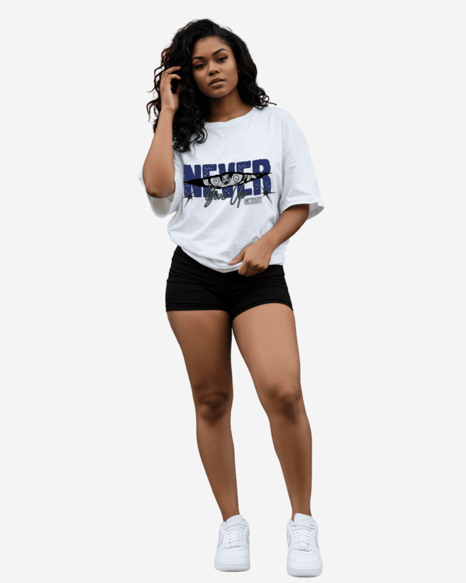 G West Never Give Up Oversized Women's T-Shirt