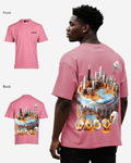 G West Mens Oversized Chicago Cake Tee