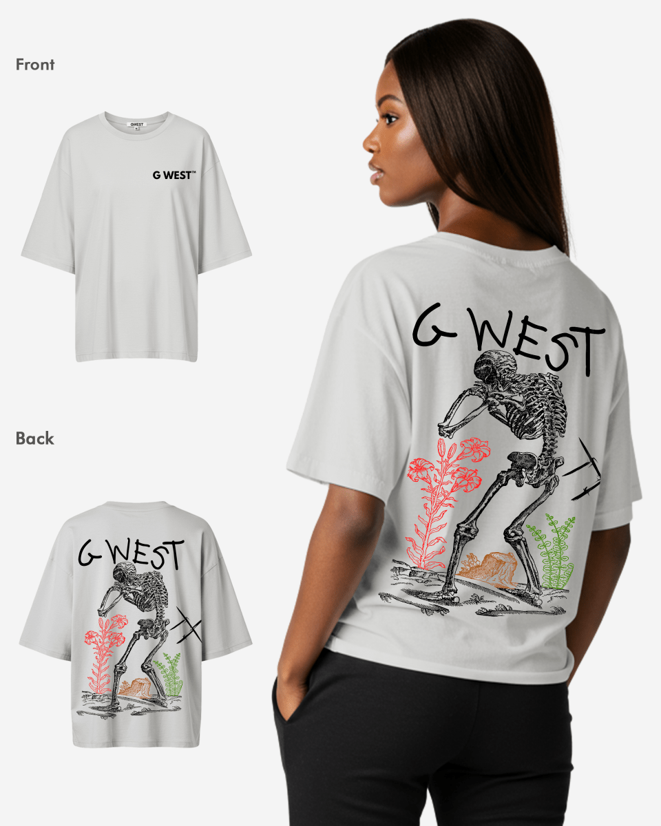 G West Womens Oversized Colors Of Life Tee