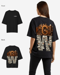 G West Womens OVERSIZED DETROIT MOTORCITY T-SHIRT