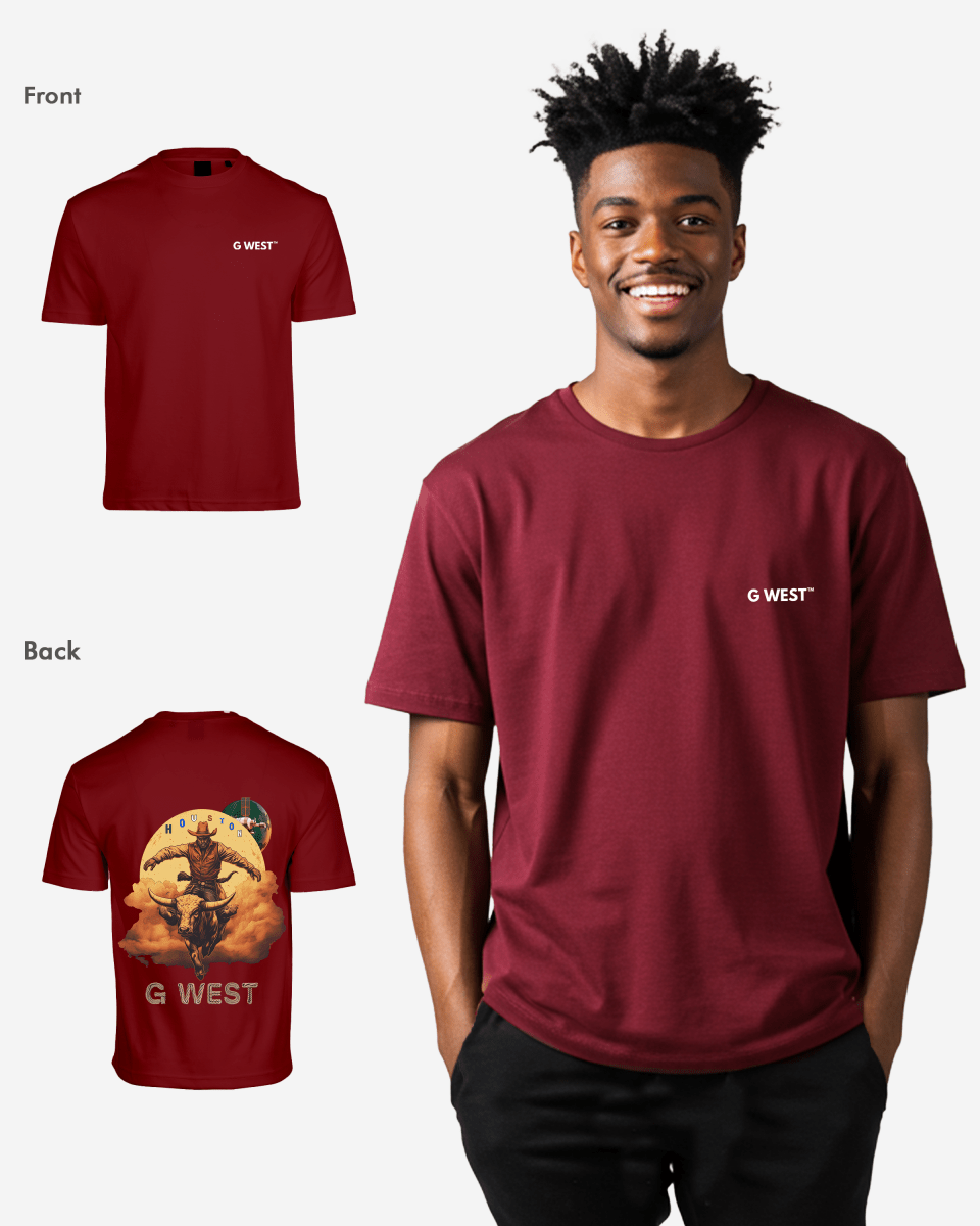 G West Oversized Houston Rodeo T-Shirt Mens