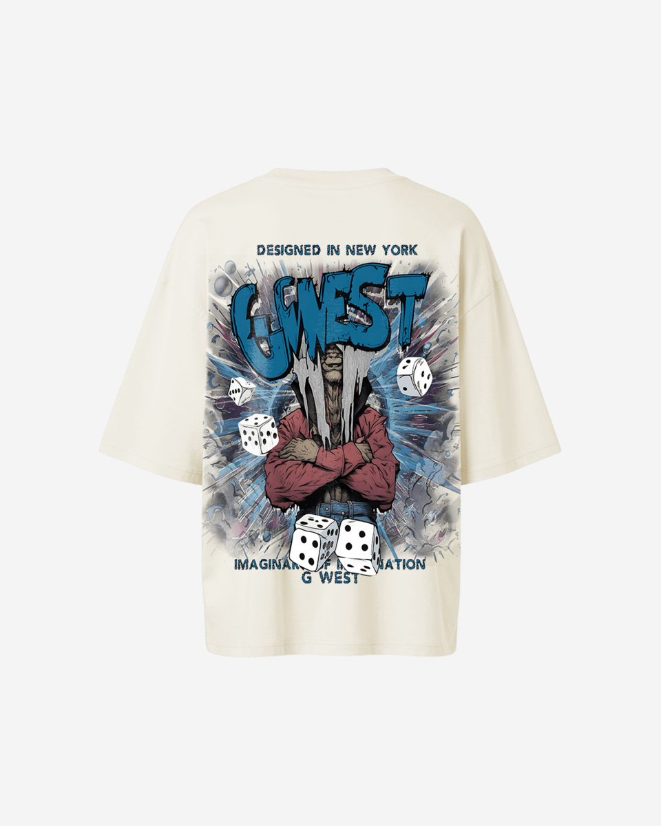 G West Womens Oversized Imagine Of Imagination Tee