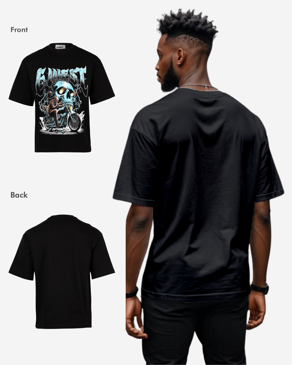 G West Rhinestone Soul Rider Oversized Tee