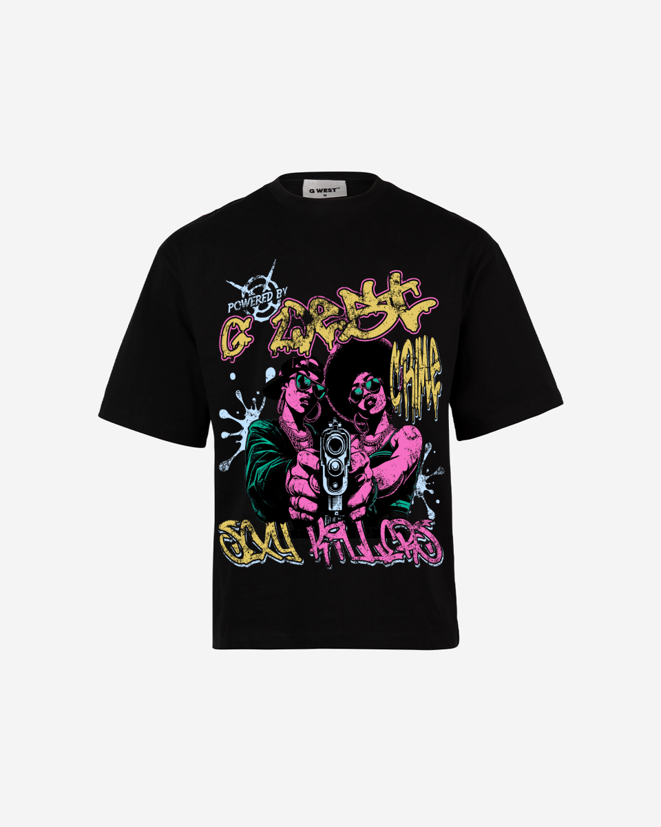 G West Trigger Twins Oversized Tee