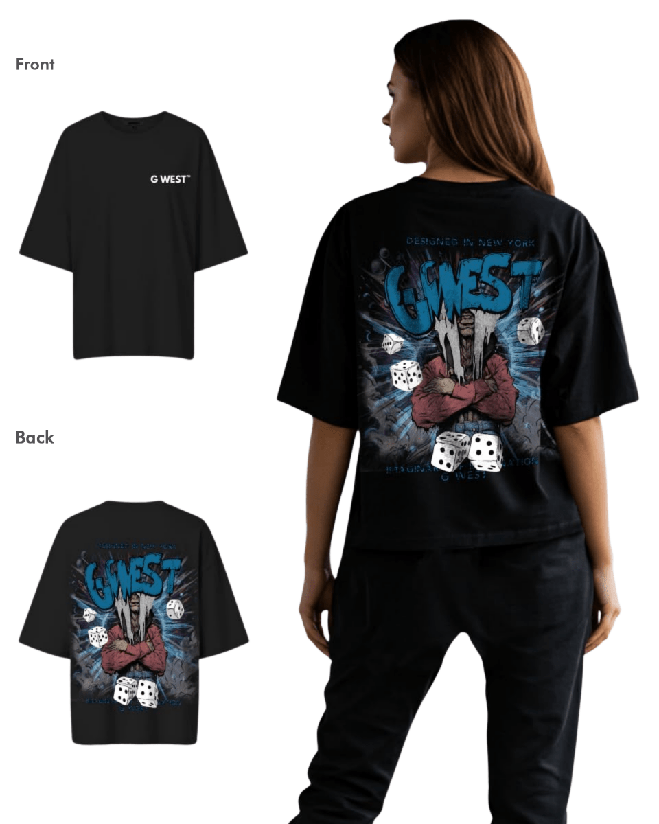 G West Womens Oversized Imagine Of Imagination Tee