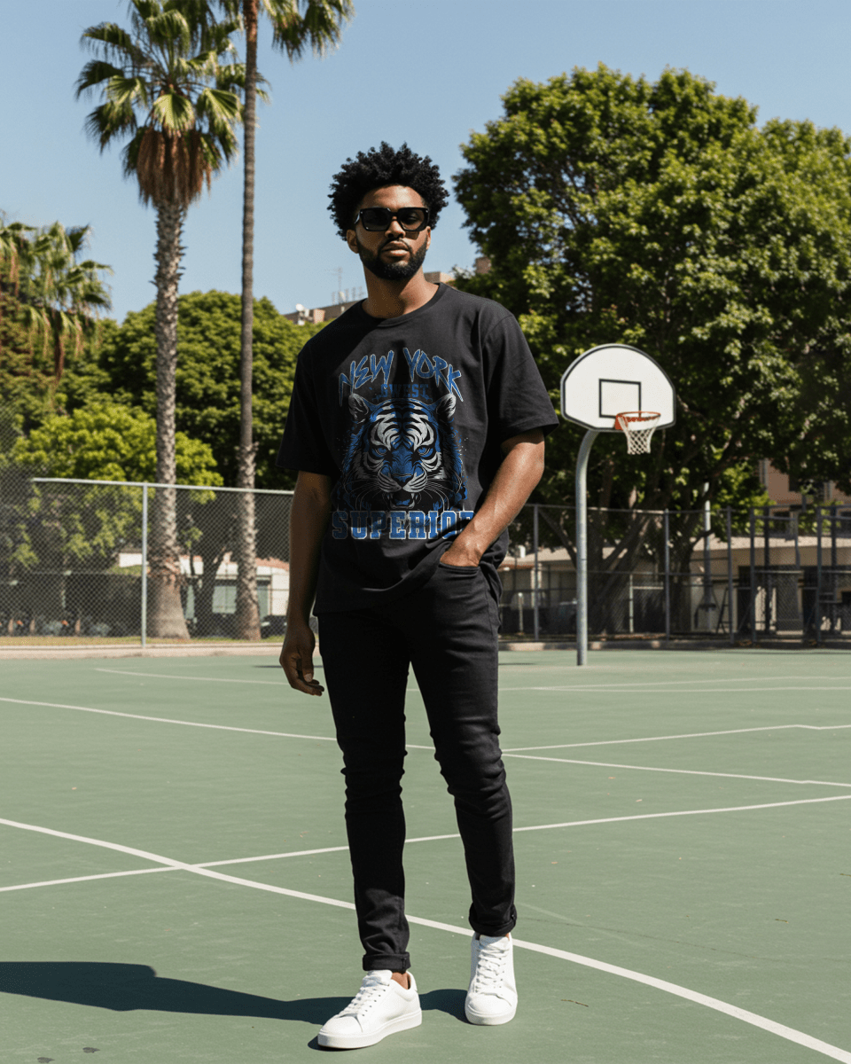 G West New York Superior Men's Oversized T-Shirt