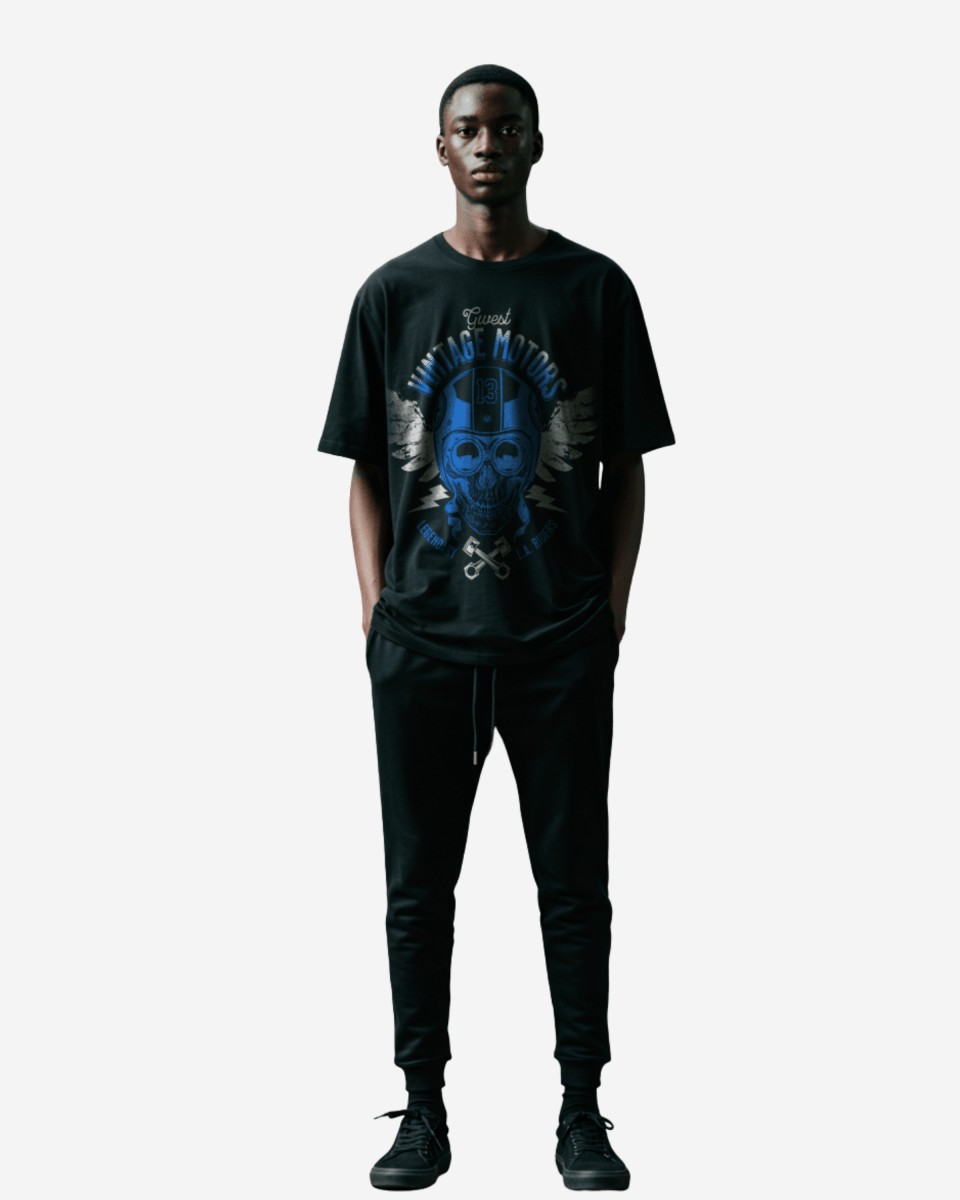G West Vintage Motors Men's Oversized T-Shirt