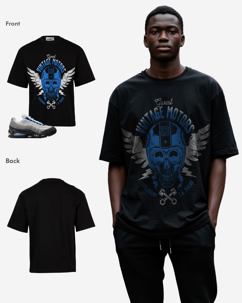 G West Vintage Motors Men's Oversized T-Shirt