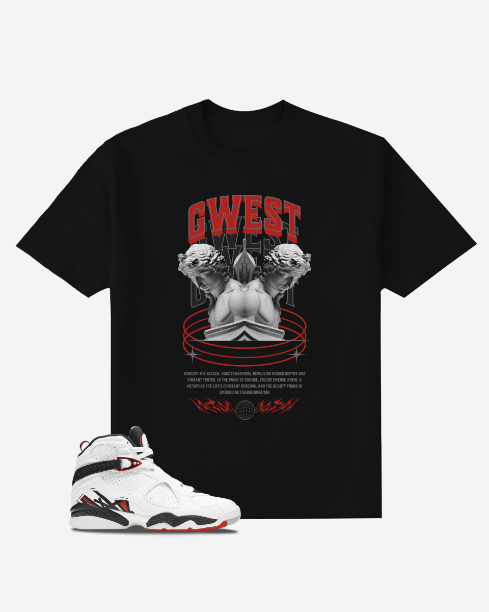 G West Vintage Statue Brutalist Oversized T-Shirt Mens