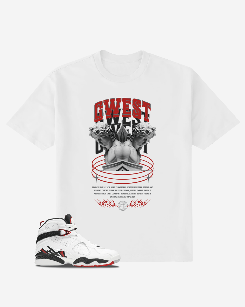 G West Vintage Statue Brutalist Oversized T-Shirt Mens
